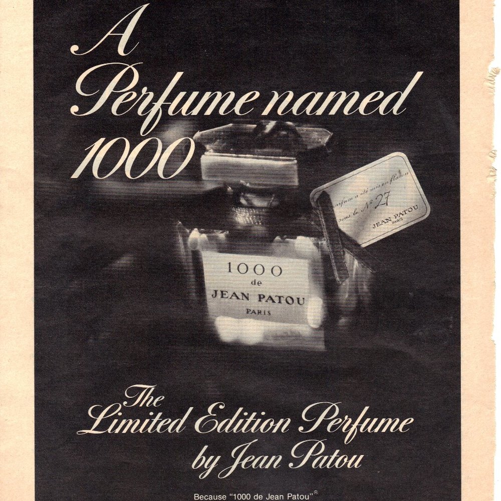 Vintage 1978 Print Ad for 1000 by Jean Patou and Norwegian Caribbean Lines PA497